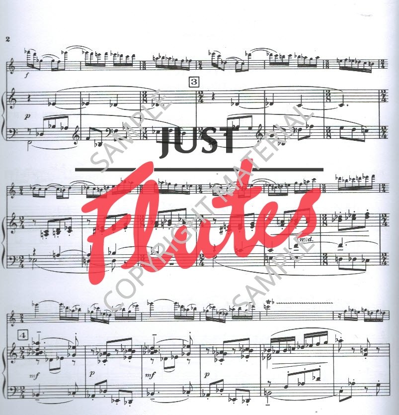 Jacques Ibert Concerto for Flute. Just Flutes, London